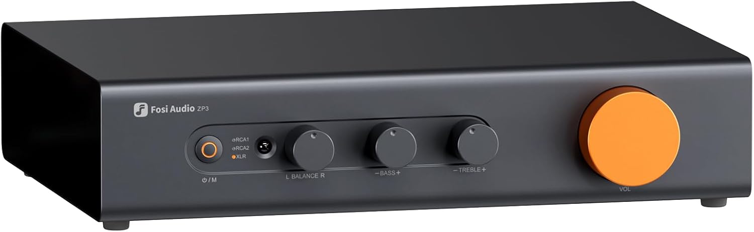 Fosi Audio ZA3 Stereo Amplifier and ZP3 Preamp Bundle